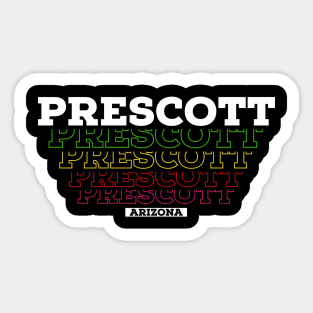 I Love Prescott Arizona USA Vintage Sticker